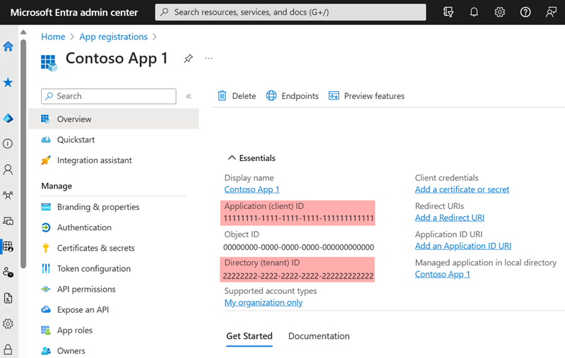 Microsoft Entra ID application overview