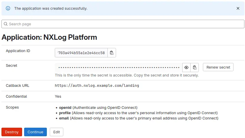 GitLab application details,width=832px,height=469px