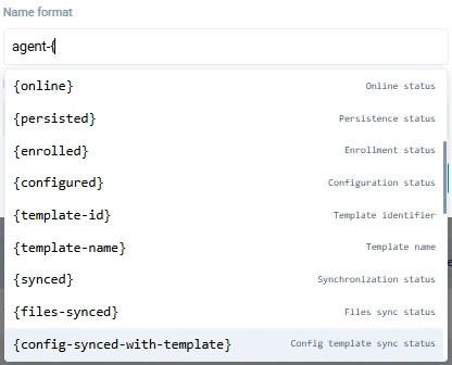 Update display name - agent fields