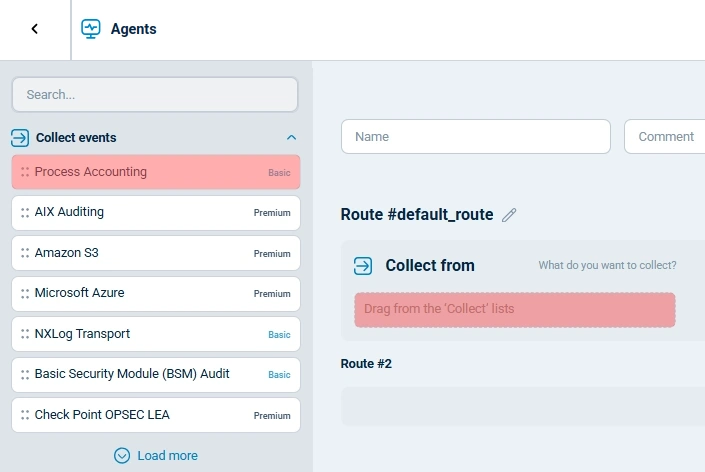 NXLog Agent configuration log source