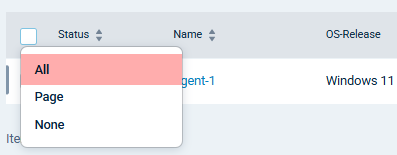 NXLog Platform - select all agents