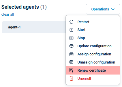 NXLog Platform - renew agent certificates