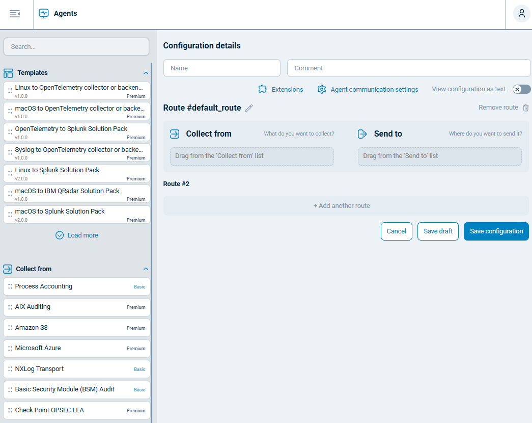 NXLog Platform configuration builder