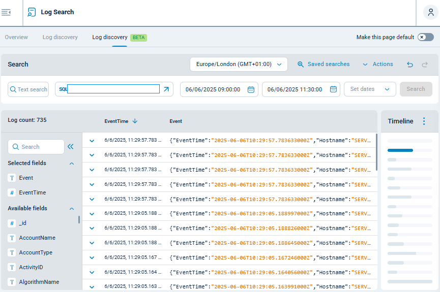 NXLog Platform log discovery