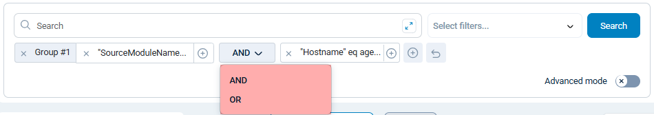 NXLog Platform new group filter