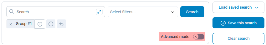 NXLog Platform new advanced search