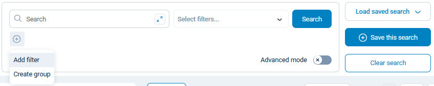NXLog Platform new search filter