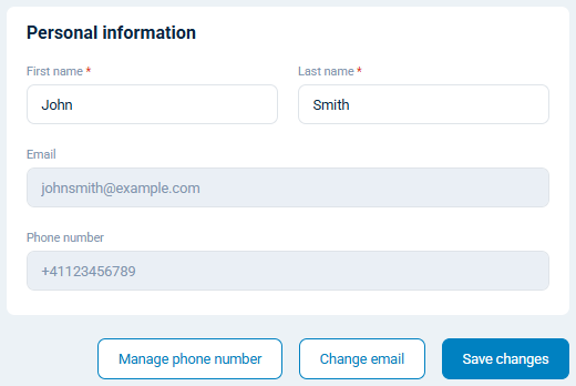 NXLog Platform user account details