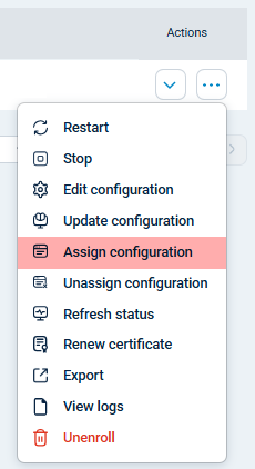 Apply a configuration to a single NXLog Agent