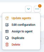 Update a configuration on NXLog Agent instances